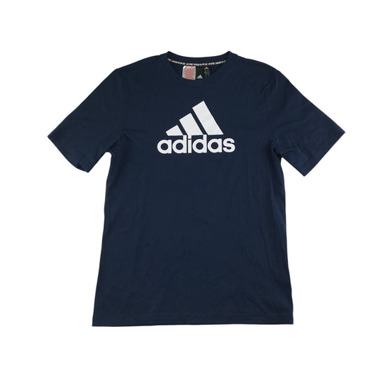 Adidas t-shirt 15-16 years navy blue short sleeve cotton