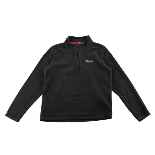 Regatta Fleece Age 9 Dark Grey Half Zipper Pullover