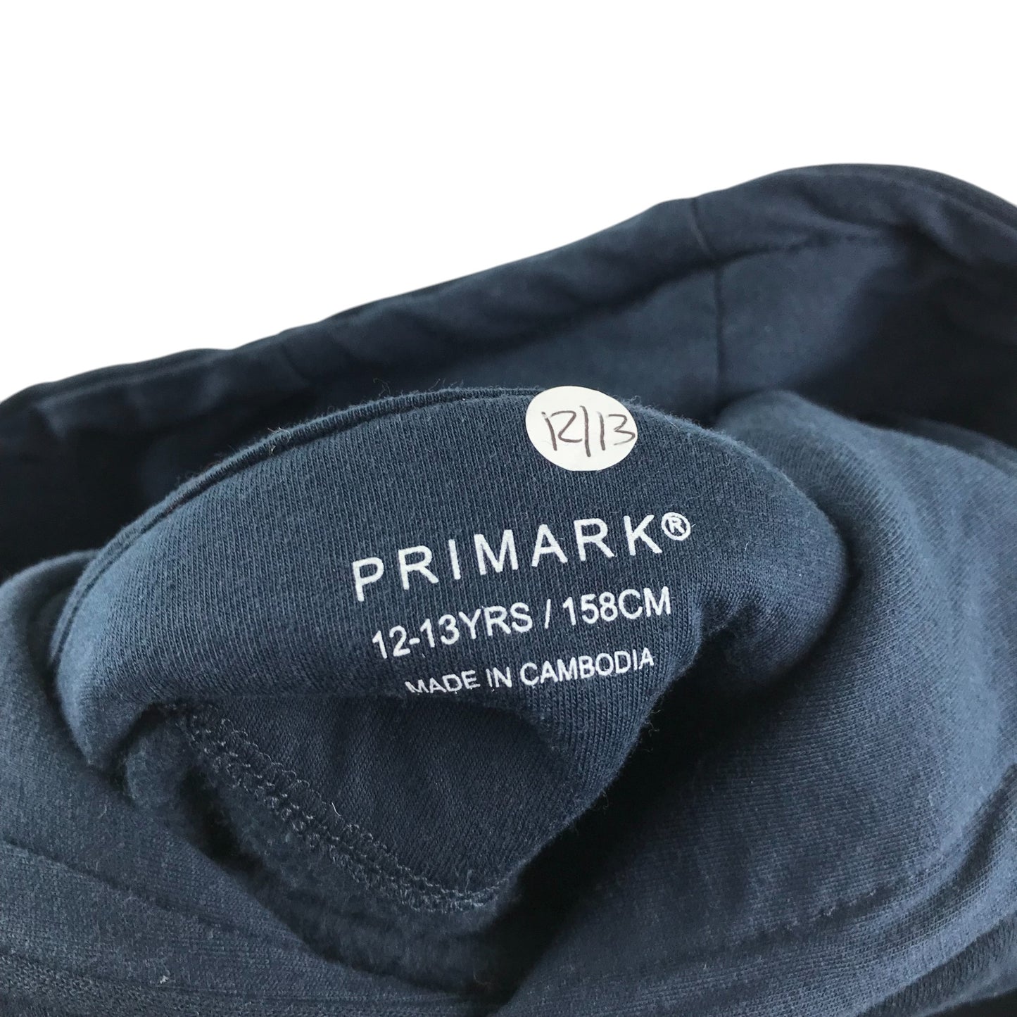 Primark hoodie 12-13 years navy blue State College print pullover