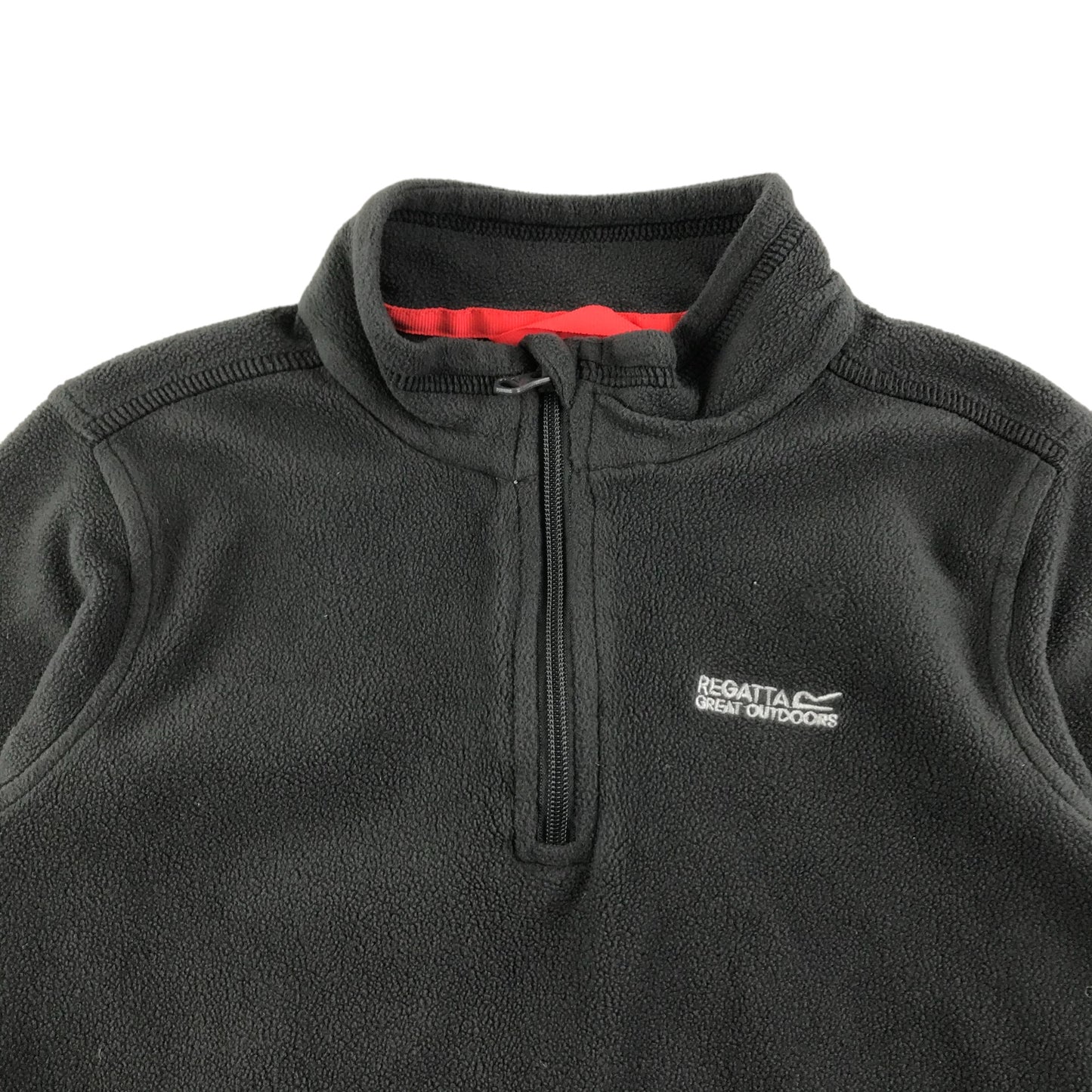 Regatta Fleece Age 9 Dark Grey Half Zipper Pullover