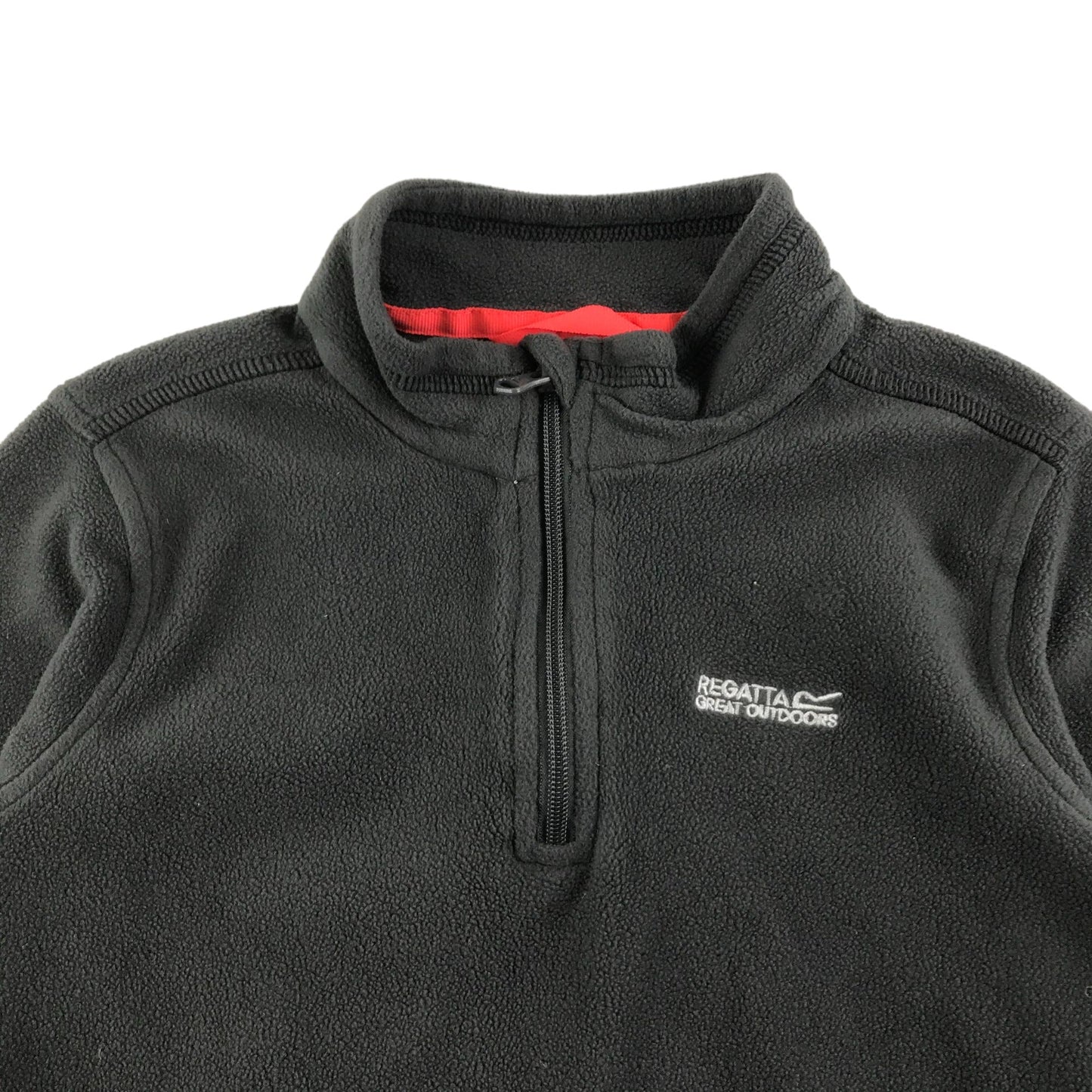 Regatta size 9 dark grey half zip fleece