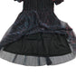 John Lewis dress 12-13 years black red blue sparkly party outfit