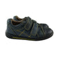 Start-rite trainers shoe size 8F junior navy with yellow stitching