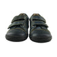 Start-rite trainers shoe size 8F junior navy with yellow stitching