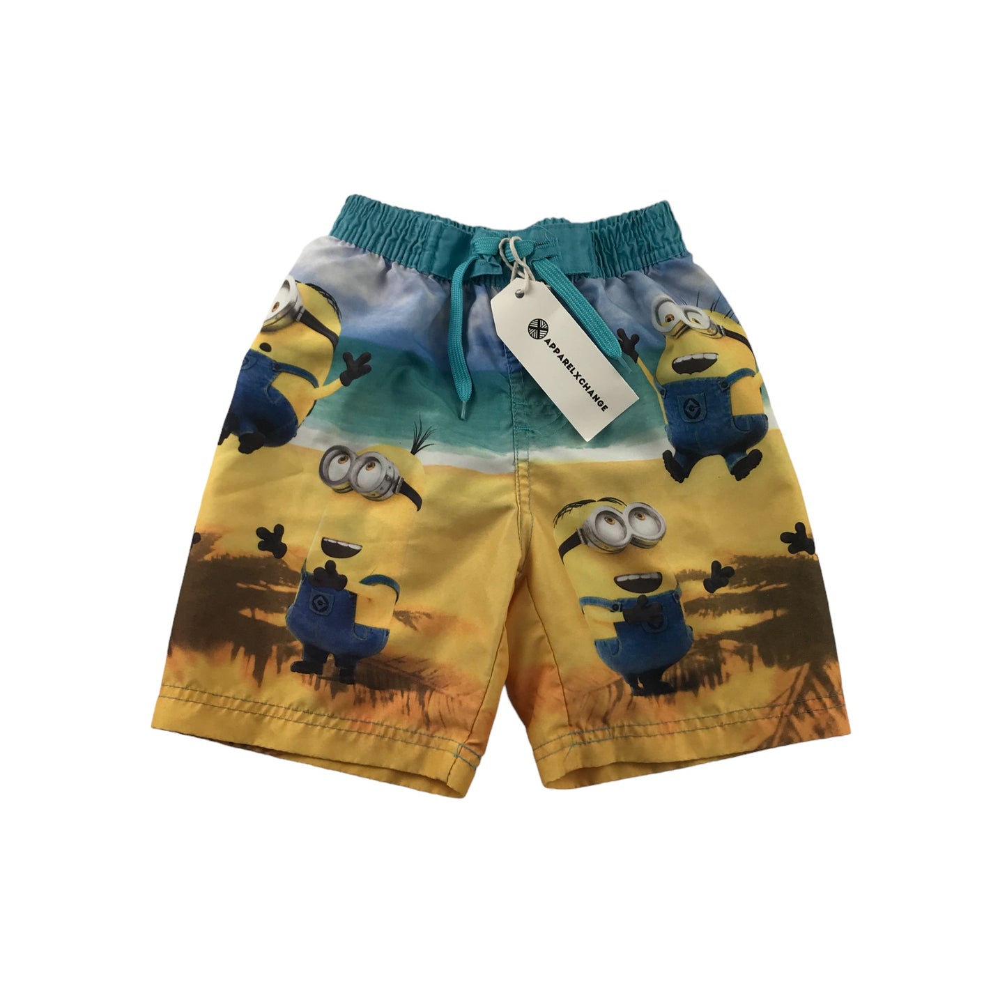 Primark Swim Trunks Age 4 Yellow Minion Shorts