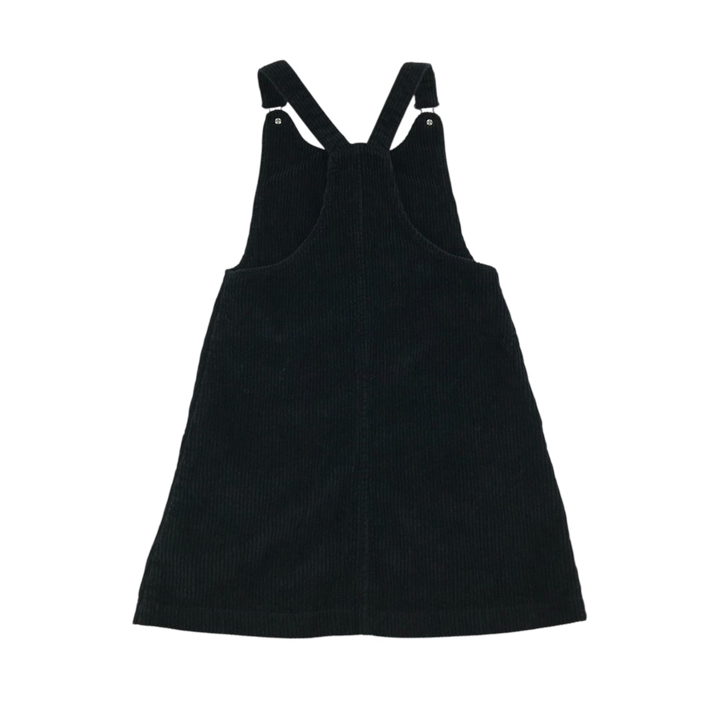 F&F dress 10-11 years black corduroy dungaree cotton