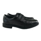 Clark's Black Leather School Shoes Size 1 junior