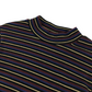 Next Dress Age 8 Burgundy Knitted Golden Stripy