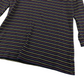 Next Dress Age 8 Burgundy Knitted Golden Stripy