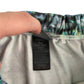 Next skirt 8-9 years turquoise metallic print pattern velvet style texture