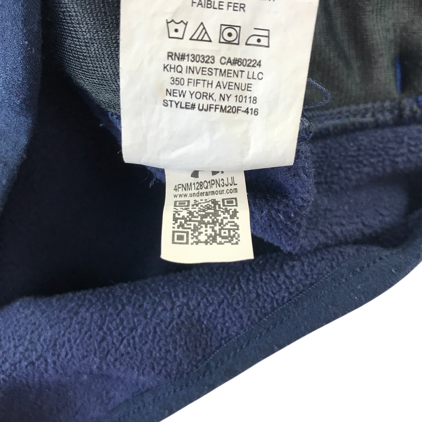 Under Armour 10-12 years blue hoodie