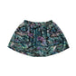 Next skirt 8-9 years turquoise metallic print pattern velvet style texture
