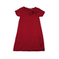 H&M Dress Age 7 Red Glittery Bowtie Detail