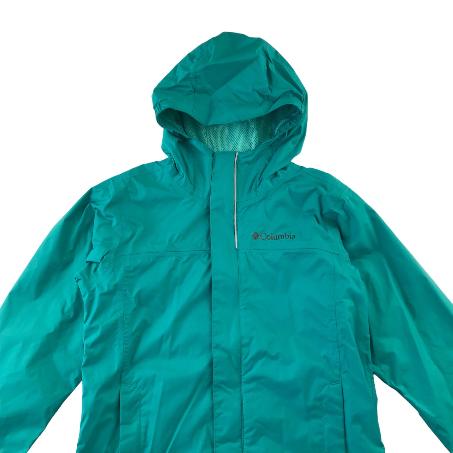 Columbia light jacket 8 years turquoise plain waterproof