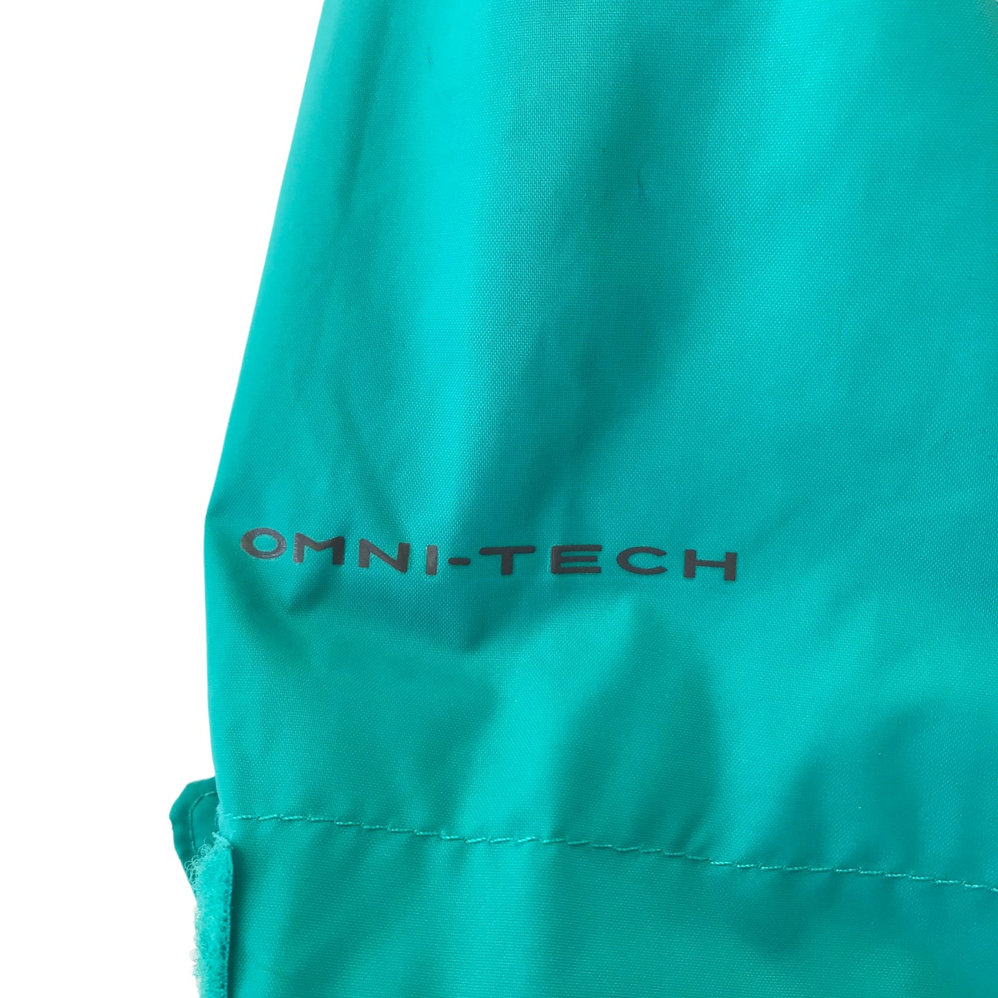 Columbia light jacket 8 years turquoise plain waterproof