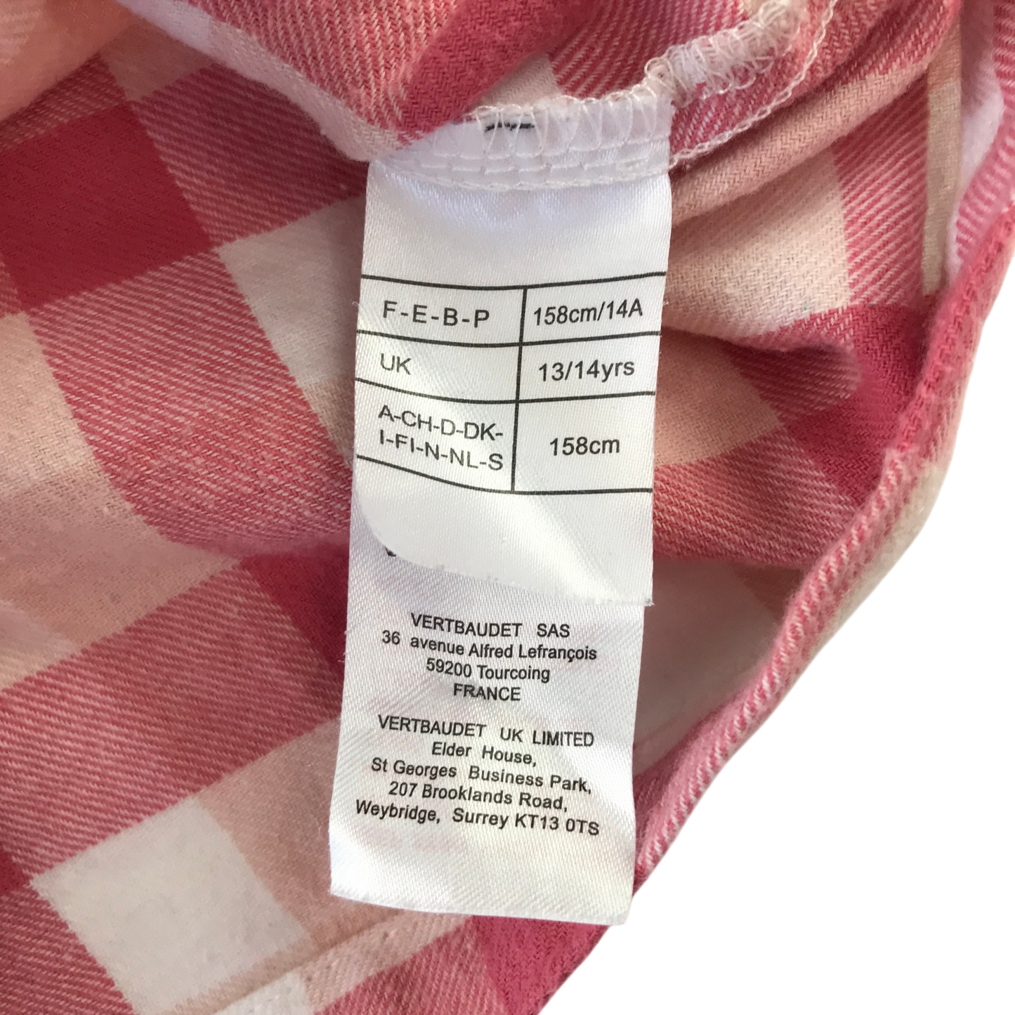 Vertbaudet 13-14 years pink shirt
