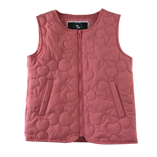 Tu 6-7 years pink gilet