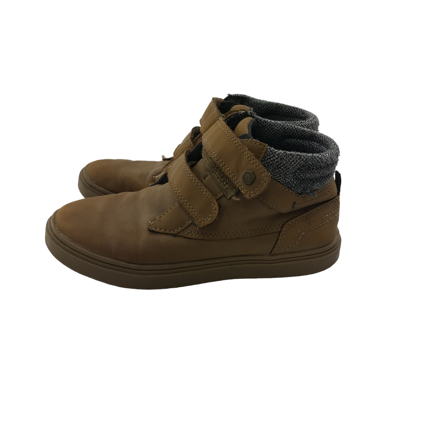 F&F Camel Brown High Tops Shoes Shoe Size 12 junior