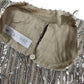 Zara set 7-8 years beige and silver sequin crop top and trousers