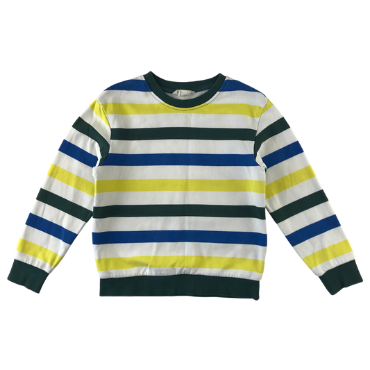H&M 6-8 years white striped jumper