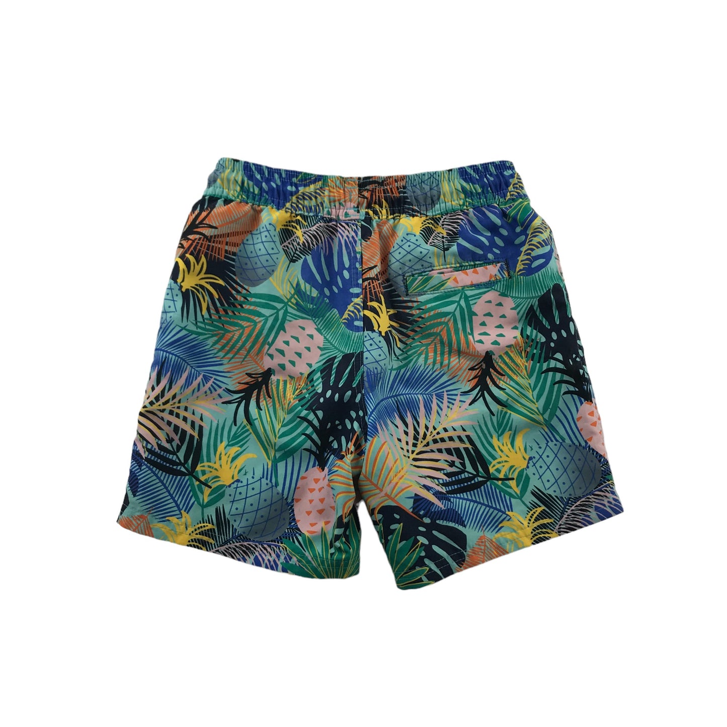 M&S Swim Trunks Age 6 Multicoloured Tropical Print
