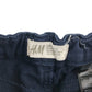 H&M shorts 9-10 years navy blue stretchy denim style lace detailing
