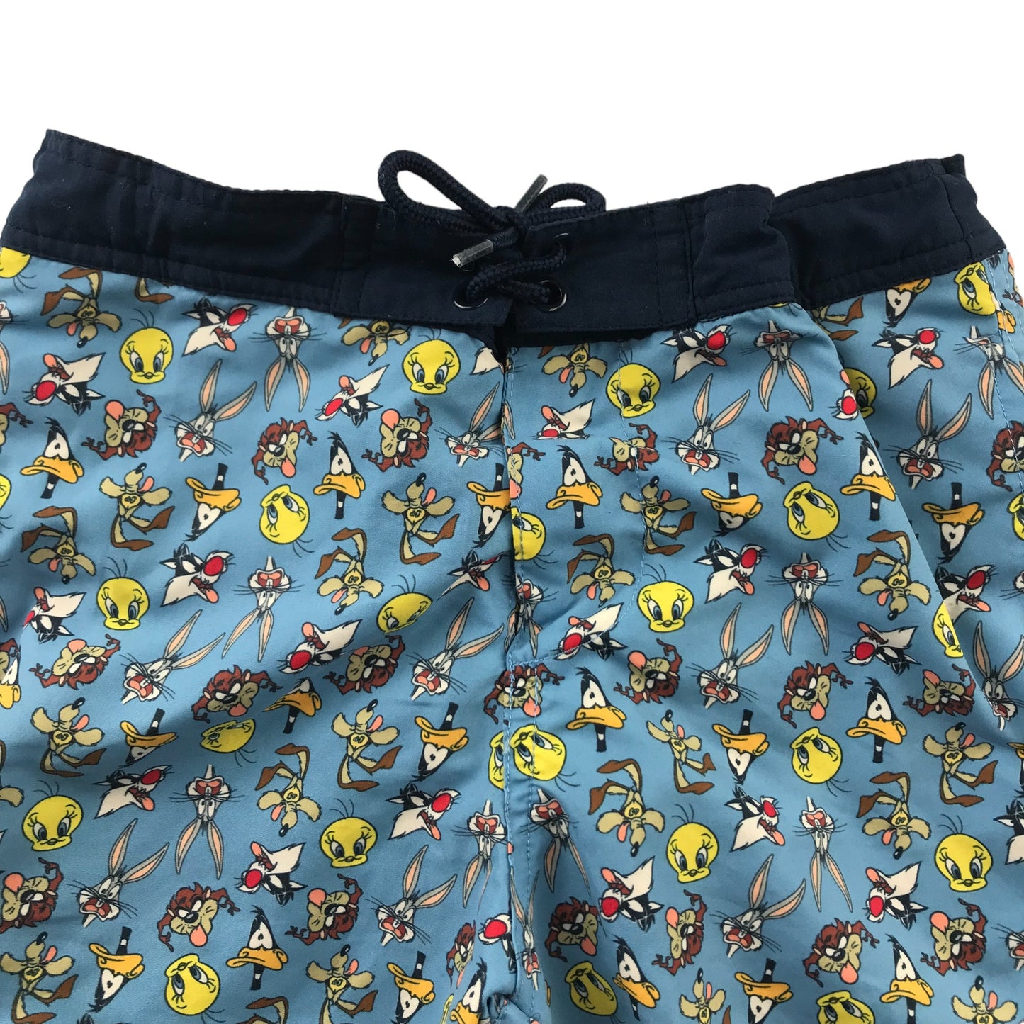 ZY Swim Trunks Age 6 Blue Looney Tunes Print Shorts