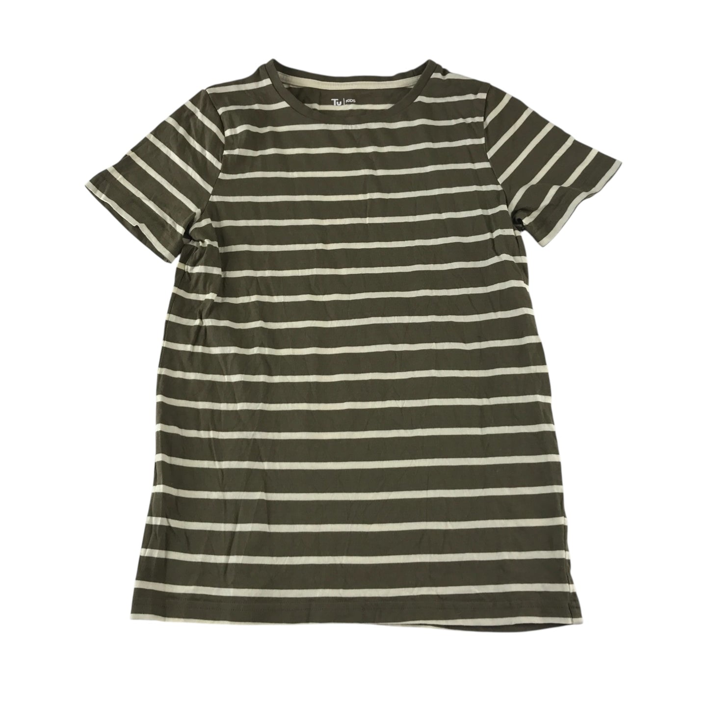 Tu Bundle 11-12 years black clay and green white stripy 3 pack set cotton