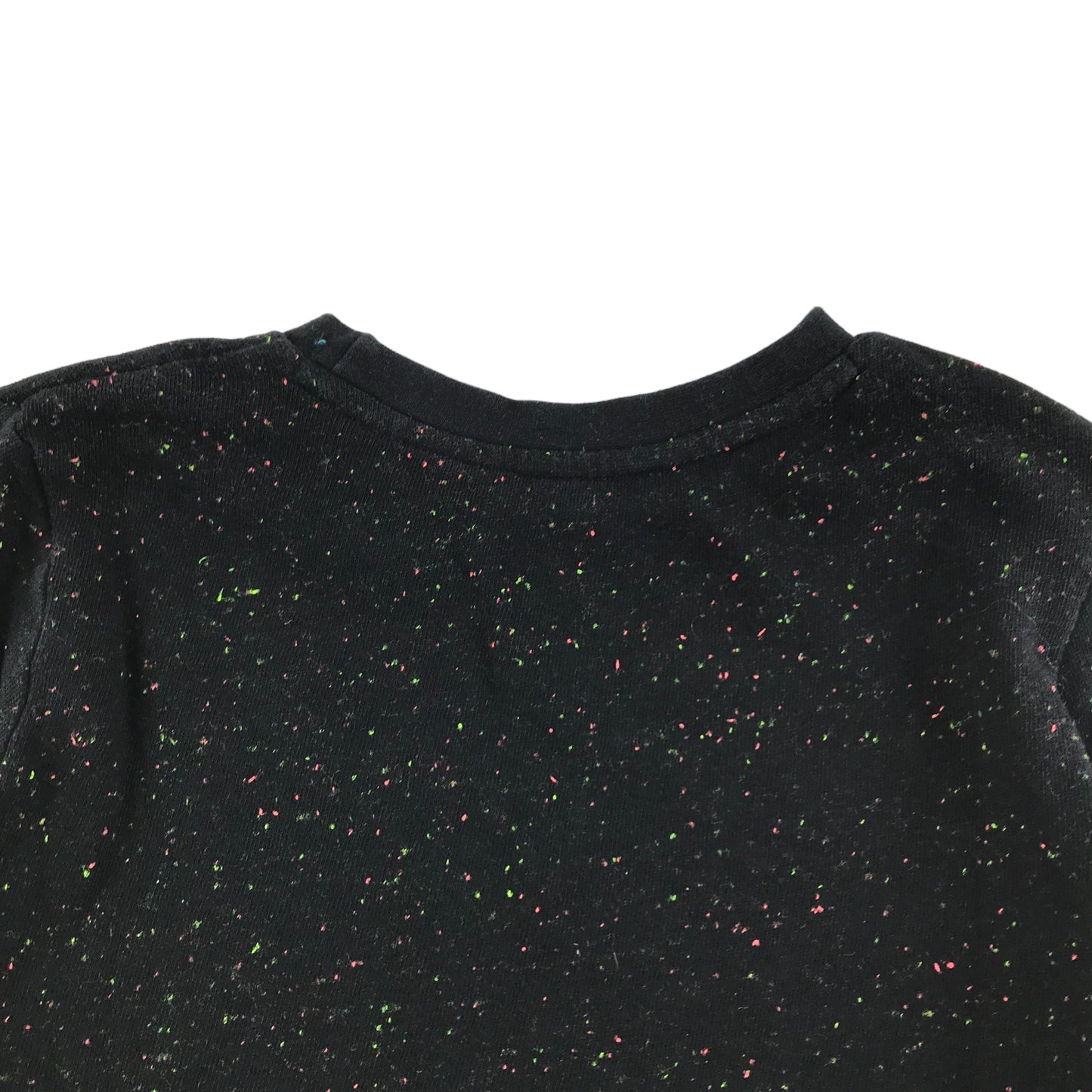 George Marvel Sweater Age 5 Black Multicolour Spotted Pattern