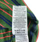 Boden t-shirt 11-12 years khkai with neon pink and navy stripes