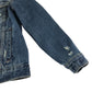 Levi's denim jacket 11-12 years blue distressed cotton denim