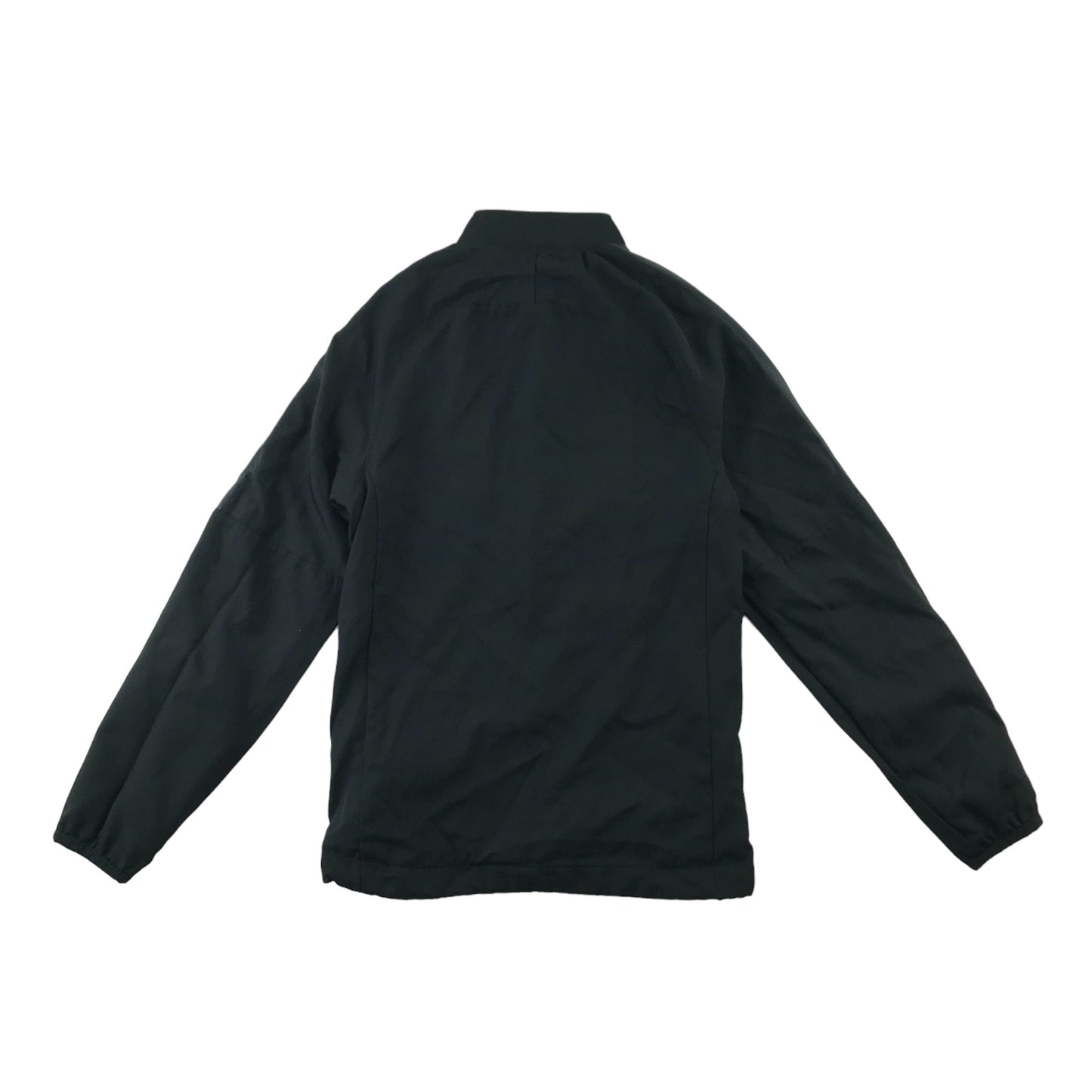 Nike Sweater 8-9 years black sports sweatshirt grey panelled shoulder stripe