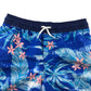 Carter's Kid Swim Trunks Age 7 Blue Floral