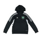 Adidas Celtic FC sport sweater 6-7 years black hooded with quarter zipper