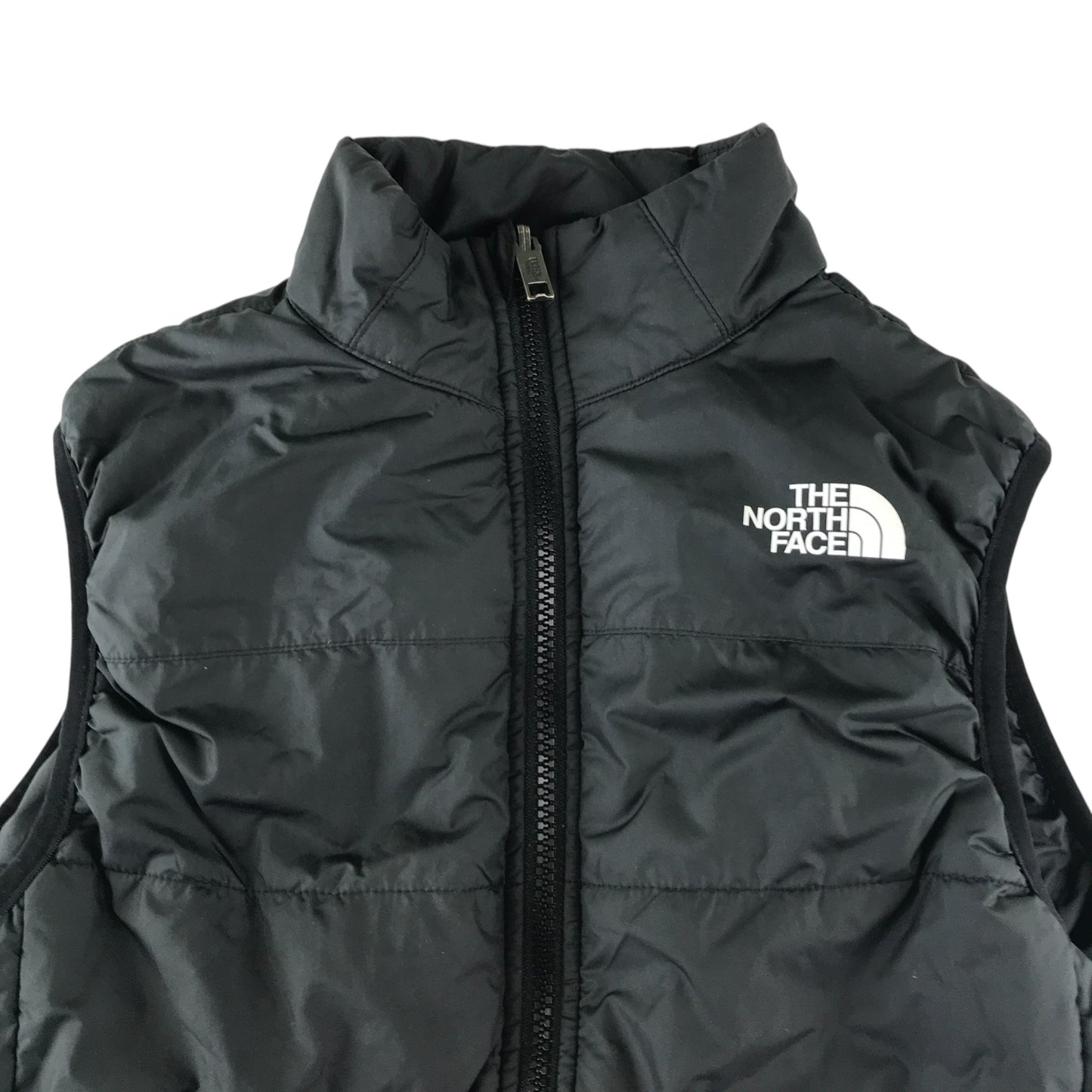 The North Face gilet 9-10 years black plain light puffer