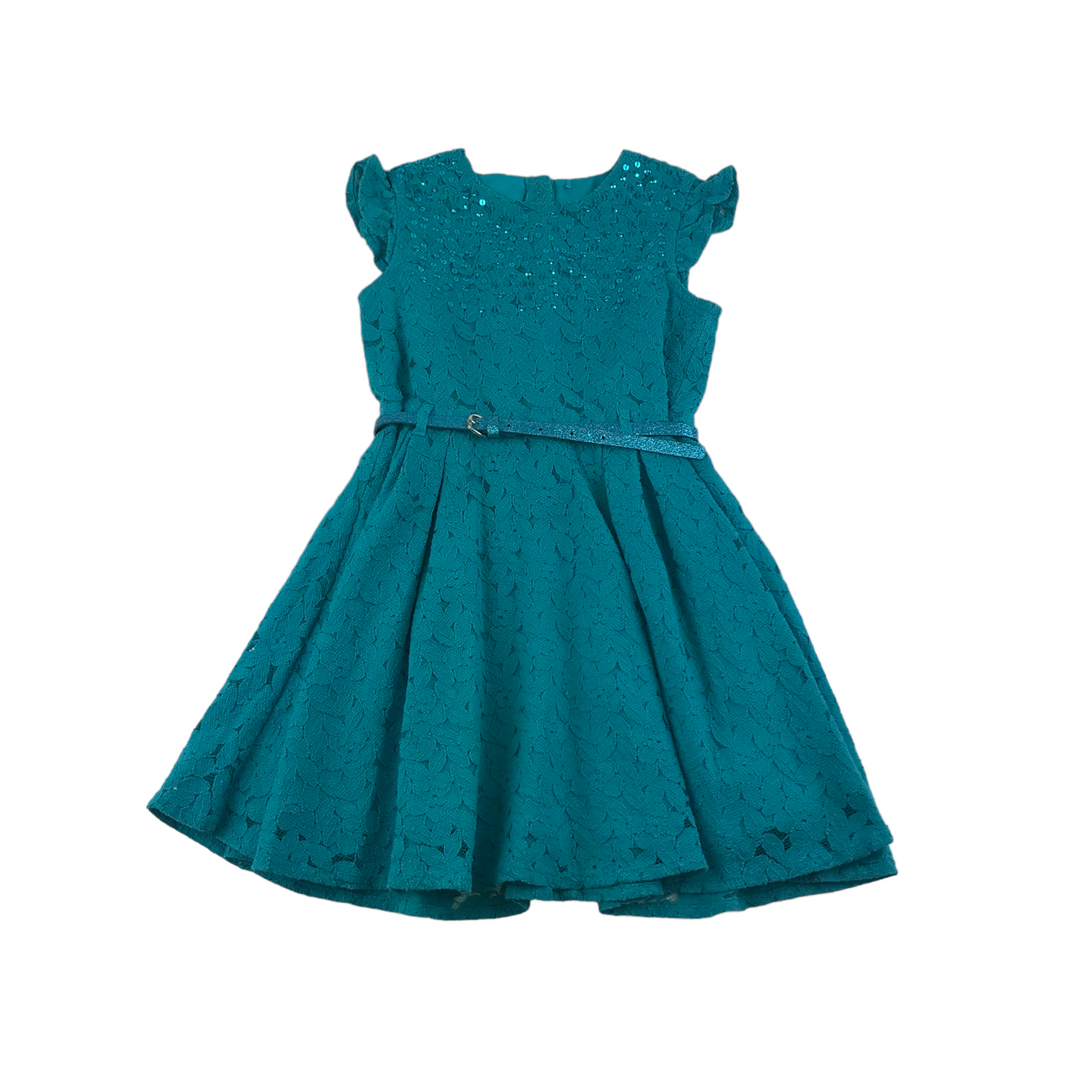 George Dress Age 5 Blue Lace Layered