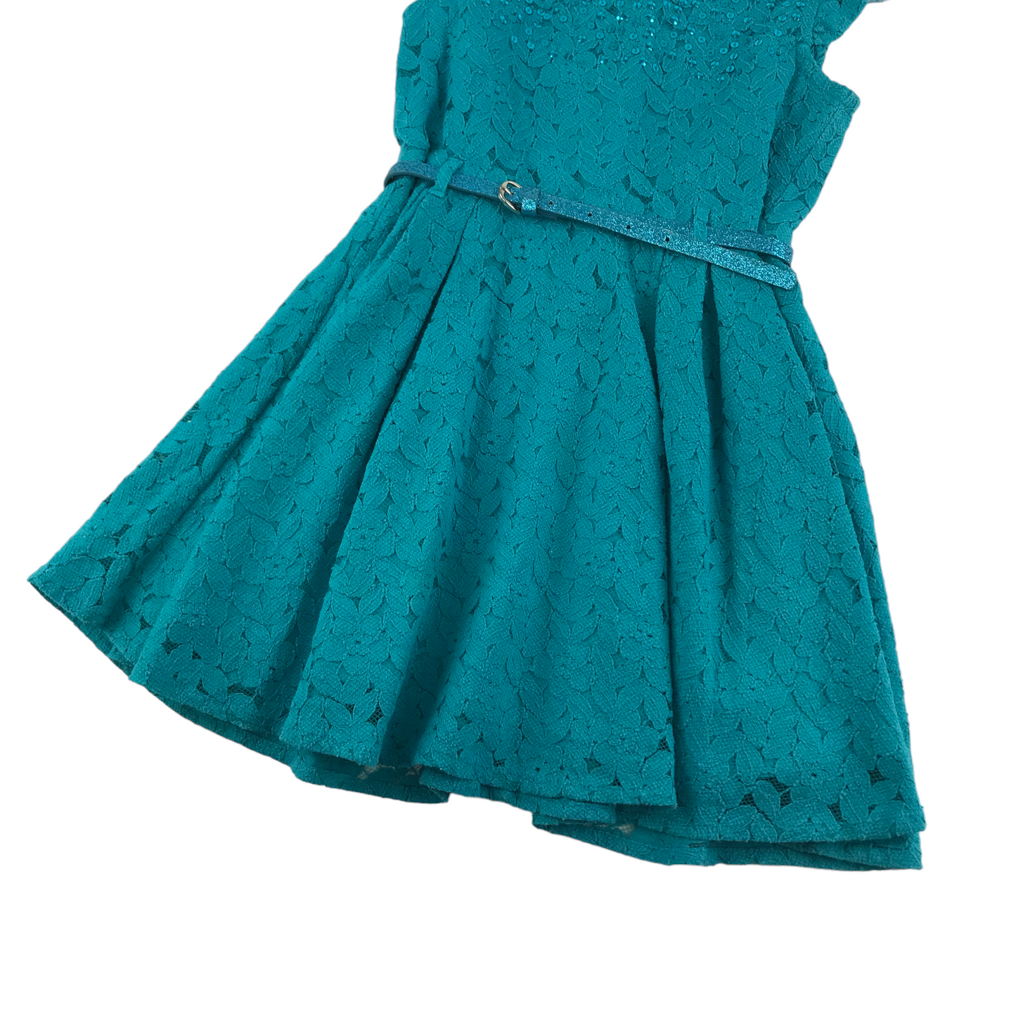 George Dress Age 5 Blue Lace Layered