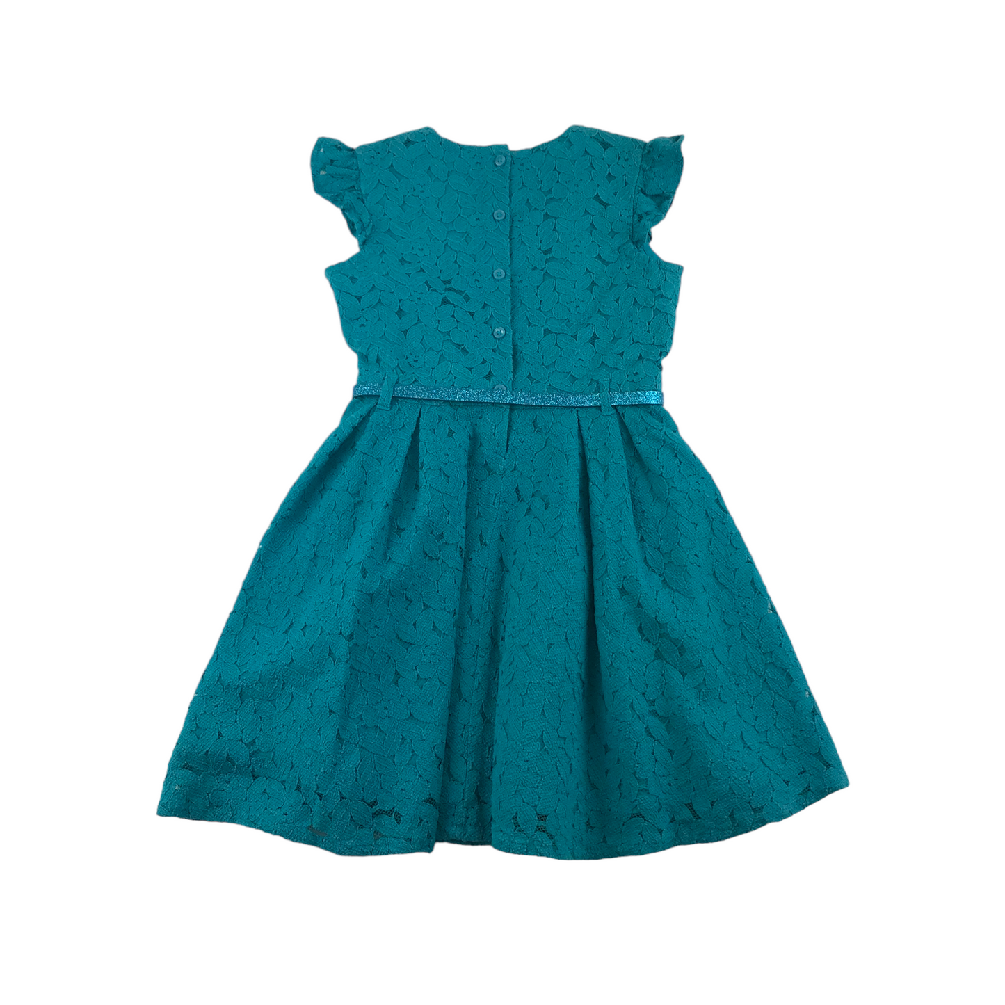 George Dress Age 5 Blue Lace Layered