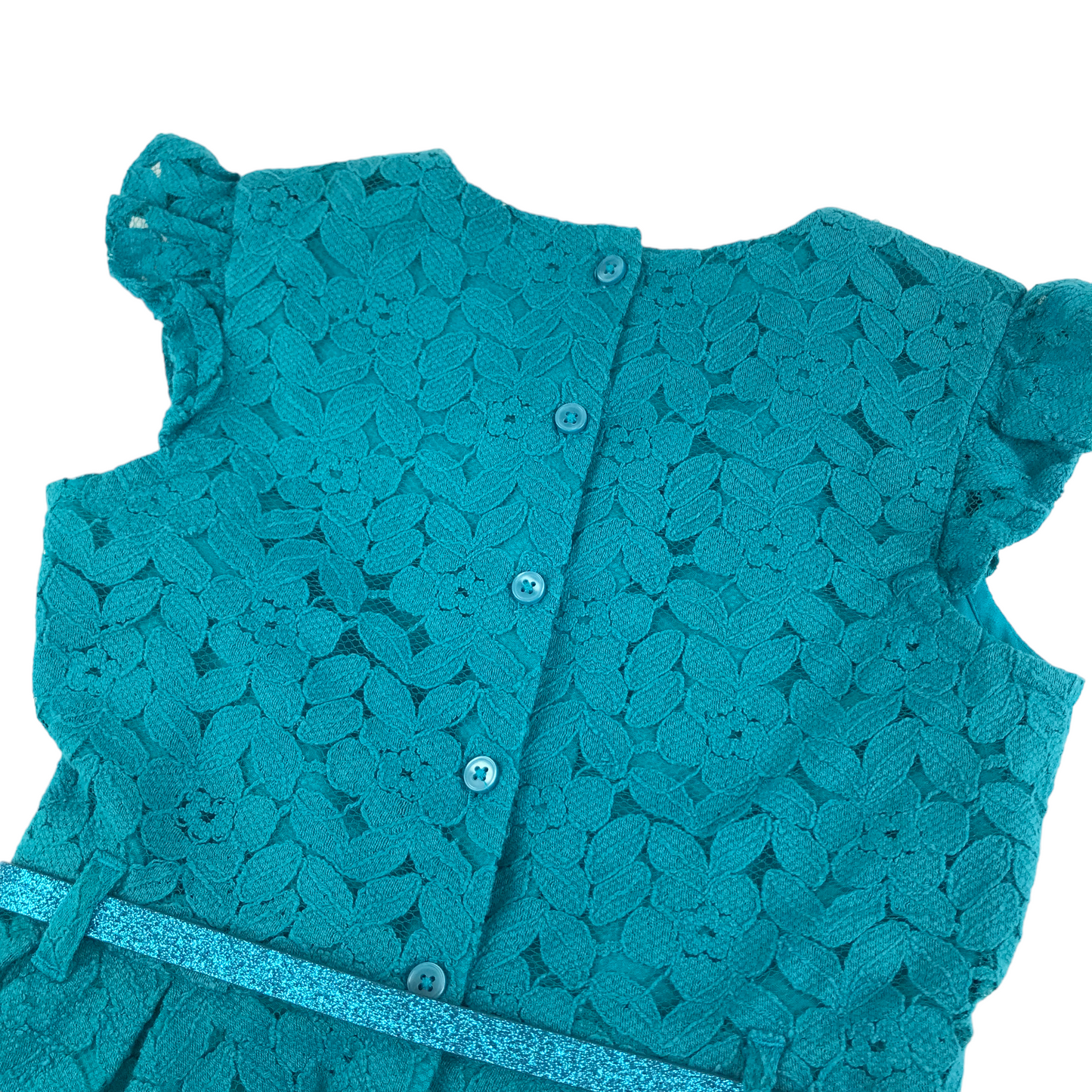 George Dress Age 5 Blue Lace Layered