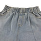 Shein shorts 11-12 years blue denim paper bag waist