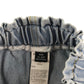 Shein shorts 11-12 years blue denim paper bag waist