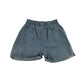 Shein shorts 11-12 years blue denim paper bag waist