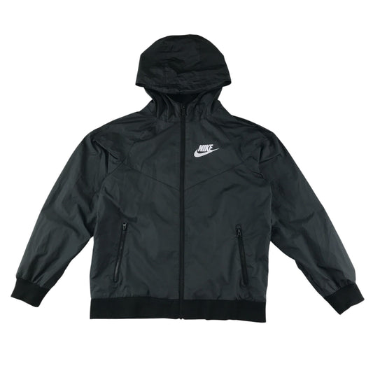Nike jacket 11-13 years black light windbreaker with hood