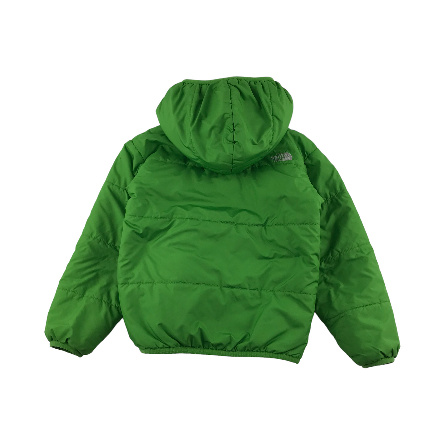 The North Face Jacket Age 5 Green Check Warm Lined Reversible