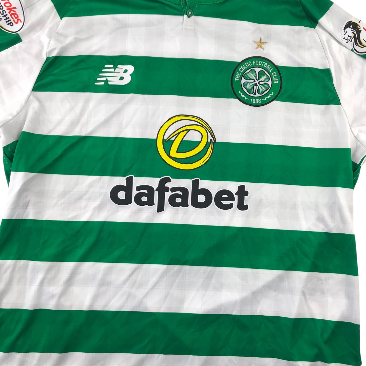 New Balance Celtic FC Football Strip adult size L number 3 O'Donnell