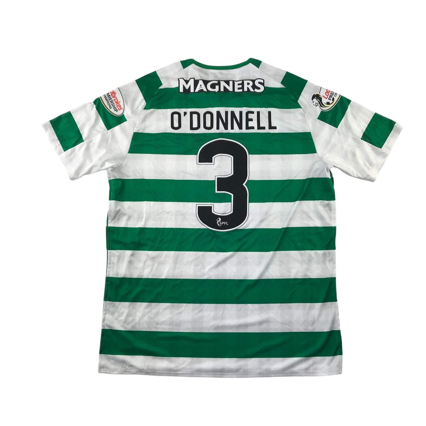 New Balance Celtic FC Football Strip adult size L number 3 O'Donnell