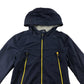 John Lewis light jacket 9 years navy plain with yellow zippers