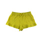 Zara shorts 11-12 years yellow stretchy gathered fabric