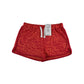 M&S shorts 11-12 years red and orange graphic stripy pattern