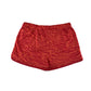 M&S shorts 11-12 years red and orange graphic stripy pattern